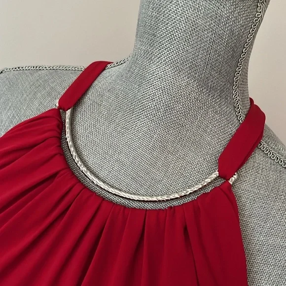 Cache red Party top - Picture 2 of 4